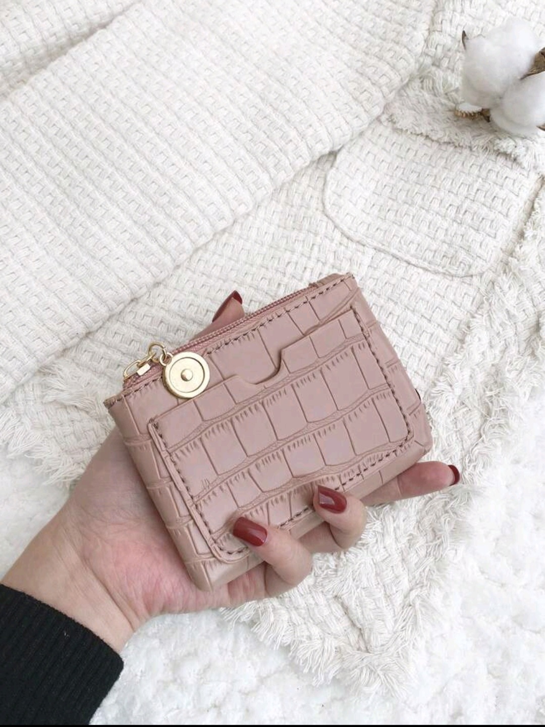 🌸 SHEIN Small Wallet – Blush Cashmere Pink