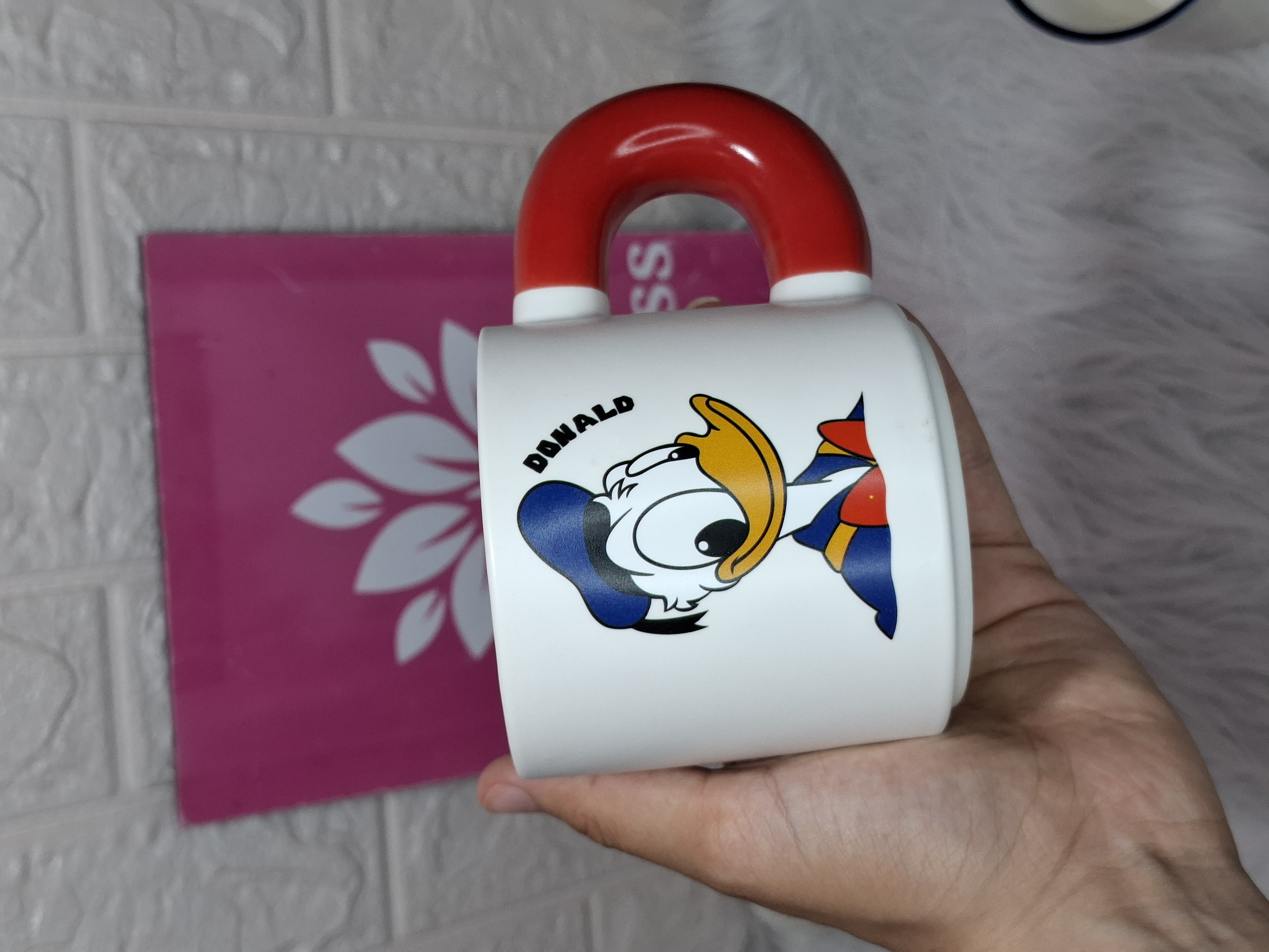 Porcelain duck mug